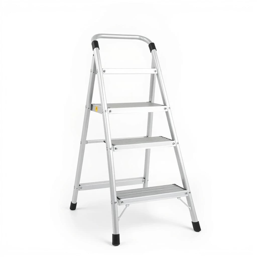 Aluminium step ladder, 4 steps